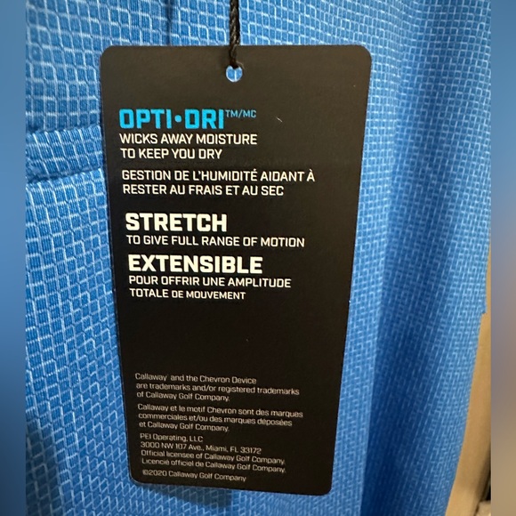 Mens golf T-shirt. Blue size: small BNWT. Callaway - Picture 4 of 6